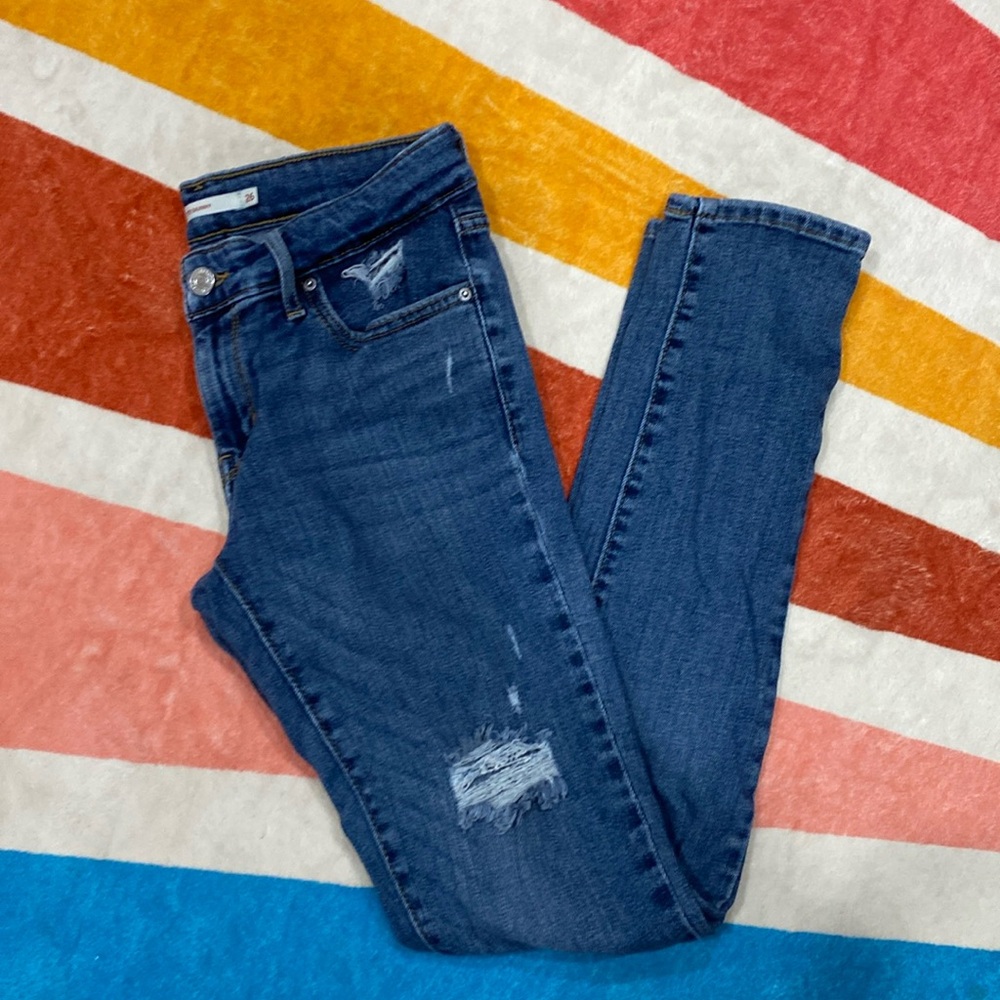 Levi's Women's High Rise Jeans - Dark Blue